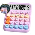 thumbnail image 1 of Dvruxg Mechanical Switch Calculator with Big Buttons, Calculators Desktop, 12 Digits, Large LCD Display, Desk Calculator, Cute Calculators for Office, 1 of 5