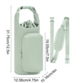 thumbnail image 3 of Funda térmica para vaso con correa para el hombro | Funda protectora portátil para botella de agua | Resistente al calor y a los arañazos | Negro, rosa, morado y verde, 3 of 6