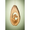 thumbnail image 4 of Earthwood 156158 4-6 in. Bark Slice with Angel Olive Wood Ornament, 4 of 4