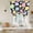 Black, variant on Easter Eggs Balloon Curtains for Bedroom/Front Door/Bathroom, Cute Colorful Spring Love Country Tie Up Curtains 63 Inch Length Light Filtering Kitchen Curtains Shades for Windows 46"x63"