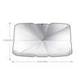 Ke1Clo Car Sunshade Umbrella Front Windshield Portable Allseason