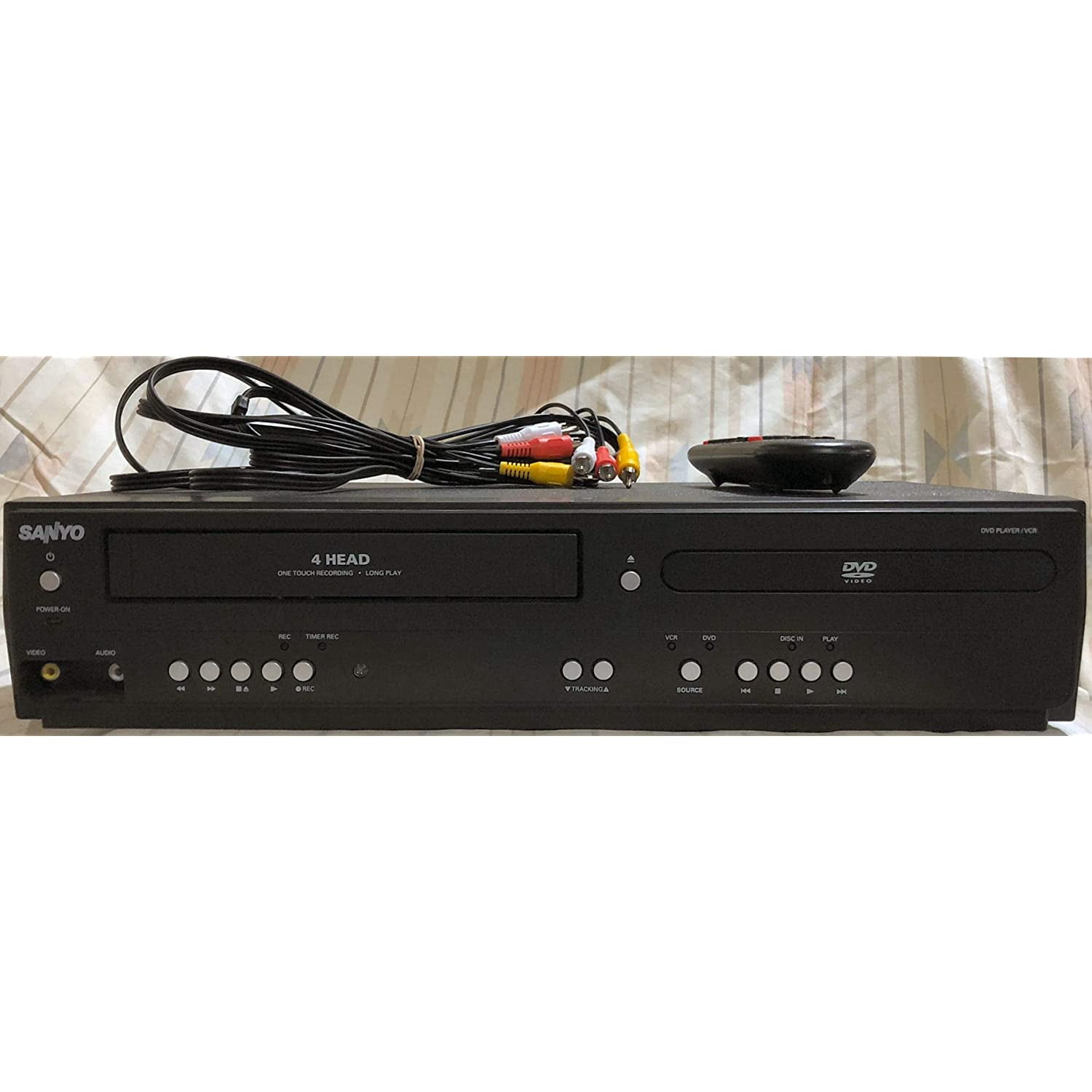 Sanyo Fwdv225f Dvd Vcr Player With Line In Recording New Factory