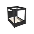 thumbnail image 4 of Best Master Furniture Borealis Starry Fabric Bed Frame (Eastern King/ Black), 4 of 7