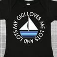 thumbnail image 4 of Inktastic My Gigi Loves Me Sailboat Boys Sailing Boys Baby Bodysuit, 4 of 5