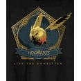 thumbnail image 2 of Hogwarts Legacy Bird Live The Unwritten Crew Neck Short Sleeve Men's Black T-shirt-XS, 2 of 4
