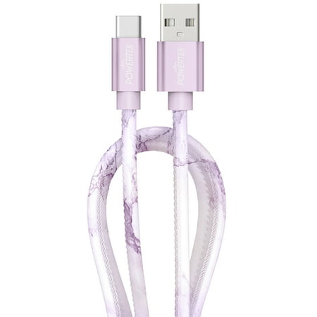 Liquipel Type C Marble Cable - Purple