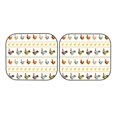 thumbnail image 3 of Uemuo Funny Chicken Printed 2 PCS Car Windshield Sun Shade, Auto Sun Heat and UV Rays Blocker, Foldable Automotive Front Window Sunshade Protector, 3 of 7