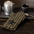 thumbnail image 2 of VHC Brands, Black Star, Cotton, 8x12.5, Oven Mitt, Black, 2 of 3