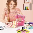 thumbnail image 3 of VONKY Mini Household Children Sewing Machine Portable Home Small Appliance Educational Toy, 3 of 5