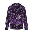 thumbnail image 3 of Haiem Snowflake Gradient Purple UPF 50+ Fishing Shirts for Men Long Sleeve UV Sun Protection Hoodie Non-Mask Outdoor Hiking Shirts, 3 of 9