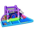 thumbnail image 3 of Spaco Inflatable Water Slide Park with Splash Pool and 750W Blower, Jumping Family Backyard Bouncy, Durable Sewn with Extra Thick Material, Idea for Kids, 3 of 4