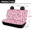 thumbnail image 4 of Psesaysky Pink Leopard Theme, Non-Slip Replacement Set of 2 Waterproof All Weather Bench Back Seat Cover for Automotive Interior, 4 of 7