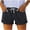 #04 Dark Gray 【Mix, Match & Rotate: Stock Up on Daily Colors】, variant on Women's Straight Leg Pants with Pockets, High Waisted Foldable Hem Elastic Waist, Soft Casual Dressy Trousers for Business Work Office | VerBelle,Green M