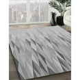 thumbnail image 3 of Ahgly Company Machine Washable Indoor Square Transitional Platinum Silver Gray Area Rugs, 7' Square, 3 of 7