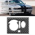 thumbnail image 3 of Headlight Button Trim Lamp Switch Cover Carbon Fiber Decor Fit for Dodge Challenger 2008-2014 LHDA Type, 3 of 3
