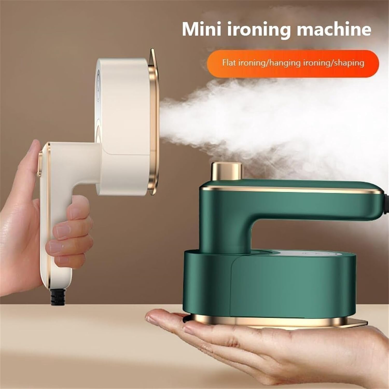 Ailsion Steam Iron, Ailsion Steamer, Travel Steamer for Clothes Portable Mini, 360° Rotatable