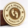 thumbnail image 1 of 40 Custom Engraved Wooden Magnet Rustic Wedding Save the Date Wooden Magnet Personalized Gift, 1 of 2