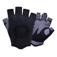 thumbnail image 2 of HaoXun Breathable Mesh Half Finger Workout Gloves for Men and Women - Non-Slip Gym Training Yoga Cycling Weight Lifting Gloves to Prevent Calluses, Black, 2 of 7