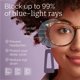 thumbnail image 4 of Gafas Gaoye, retro, redondas, que bloquean la luz azul, 4 of 7