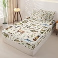 thumbnail image 2 of Homewish Hunting And Fishing Zipper Twin Comforter Sets with Fitted Sheet and 2 Pillowcases,Rustic Farmhouse Lodge Cabin Zipper Bedding Set,Light gray Reversible,4-Piece, 2 of 7