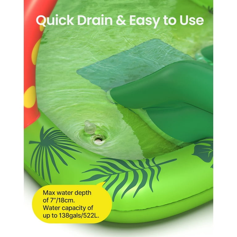 Dino Planet Inflatable Play Center, Airefina Kids Pool, 97