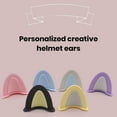 thumbnail image 4 of Tnobhg Motorcycle Helmet Ears Decorations Vibrant Color Compact Size Easy to Install Novelty Ears Adorable Helmet Accessories, 4 of 8