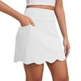 thumbnail image 2 of Bovxnpu Women Skirt High Waisted Tennis Skirts for Women Mini Lined A Line Golf Casual Skort with Inner Pockets Beach Vacation Summer Outfits, 2 of 8