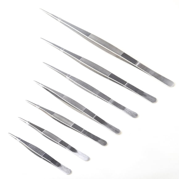 Walfos 1 Piece Stainless Steel Tweezer Barbecue Tong For Cooking Roasting Grabbing Small Objects Dessert BBQ Spaghetti Kitchen