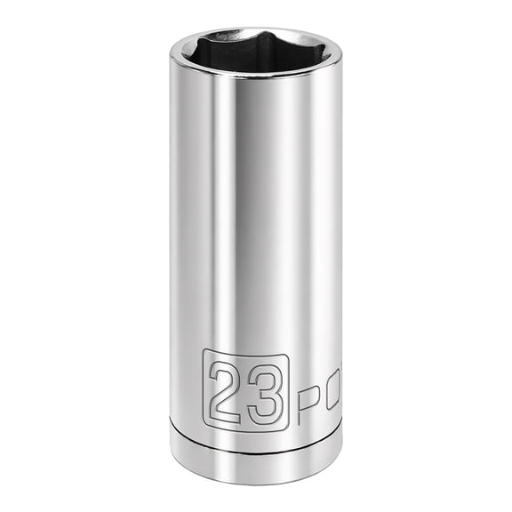 Powerbuilt 1/2 Inch Drive x 23 MM 6 Point Deep Socket - 640838