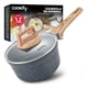 thumbnail image 1 of Olla Cacerola de Aluminio con Revestimiento Antiadherente Libre de PFOA Cookify (Mármol Gris, 16 cm), 1 of 8