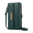 thumbnail image 6 of TECH CIRCLE Crossbody Phone Case for iPhone 13 Pro Max with Flip Wallet, RFID Blocking, Compatible with Wireless Charging, PU Leather Heavy-Duty Protective Fold Stand Case, Green, 6 of 12