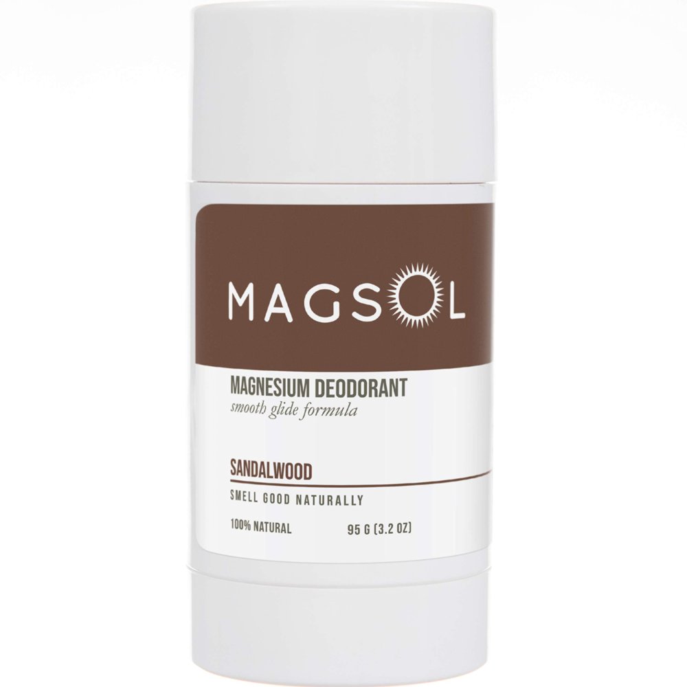 MAGSOL Magnesium Deodorant No Baking Soda, Perfect for Ultra