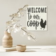 thumbnail image 5 of JennyGems Welcome To Our Coop Wooden Sign, Chicken Signs for Chicken Lovers, Farmhouse Decor Wall Hanging, Made in USA, 5 of 9