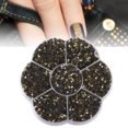 thumbnail image 3 of Fugacal Seven Colors Rhinestones,14400Pcs Flat Back Rhinestones Dazzling Colorful DIY Sturdy Iridescent Rhinestones Round Beads for Manicure Makeup,Iridescent Rhinestones Round Beads, 3 of 8
