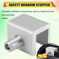 10 Set Sliding Sash Stopper Locks Straps Doors Security Anti