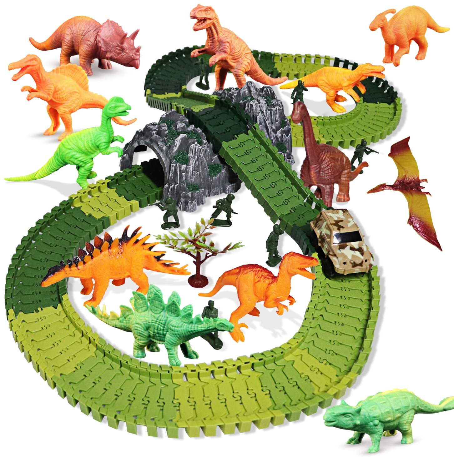 create a dino track