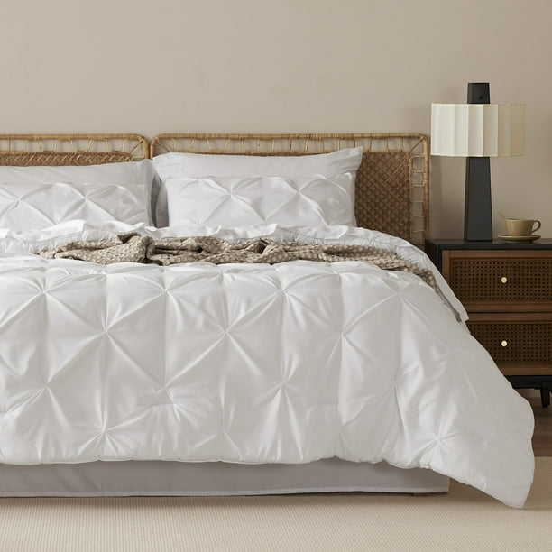 Juego de edredón Bedsure de tamaño completo de 7 piezas con ropa de cama