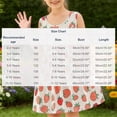 thumbnail image 3 of NAISIBABY Girls Flare Dresses, Fashion Prints Summer Casual Sleeveless Play Dress Red Size 2, 3 of 6
