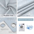 thumbnail image 4 of Blue Dandelion Blackout Curtains for Bedroom/Living Room, Thermal Insulated Kitchen Curtains, Spring Modern Minimalist Country Flower Grommet Darkening Window Treatment Drapes 27.5"x39"x2, 4 of 8