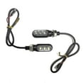 thumbnail image 2 of 2PCS Motorcycle Turn Signals 3LED Motorcycle Blinkers Indicators Amber Lamp Handlebar Light for Motorbike Scooter, 2 of 2
