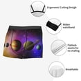 thumbnail image 3 of Disketp Planets And Stars Men's Boxer Briefs,Soft and Breathable Cotton Underwear with ComfortFlex Waistband-Small, 3 of 5