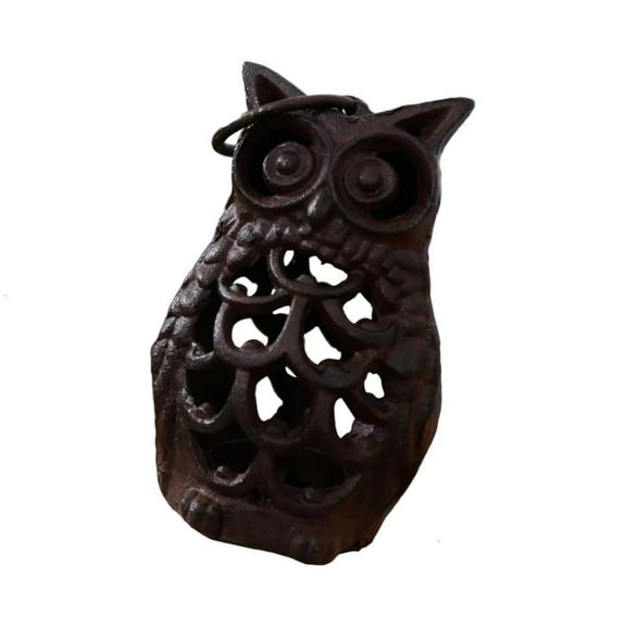 Antique Iron Owl Tealight Holders Decorative Candle Lanterns Indoor Home Styling