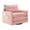Pink, variant on FFH Swivel Accent Chair,32 Inches Wide Upholstered Modern Chair,Thick Padded Armchair with Solid Metal Base,Comfortable Single Seat Sofa Chair,Swivel Barrel Chair for Living Room Bedroom Pink