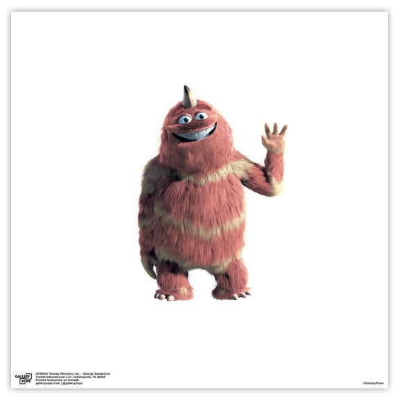 Gallery Pops Disney Pixar Monsters Inc. - George Sanderson Wall Art, Unframed Version, 12" x 12"