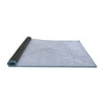thumbnail image 2 of Ahgly Company Indoor Rectangle Solid Blue Modern Area Rugs, 2' x 3', 2 of 4