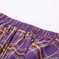 thumbnail image 6 of yueewhu Plaid Skirt for Womens High Waist Aline Pleated Midi Skirts (Dark Purple, XL), 6 of 6