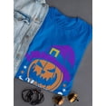 thumbnail image 3 of Happy Halloween Spooky Pumpkin  T-Shirt Women -Image by Shutterstock, Female Large, 3 of 4