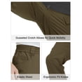 thumbnail image 5 of Mens Cargo Pants Ripstop 14 Pockets Waterproof Gusseted Work Cargo Hiking Pants, 5 of 6