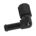 thumbnail image 3 of Adaptador De Montaje De Línea De Combustible, Negro Anodizado, Resistente A La Presión Firme, Extremo De Manguera De Línea De Combustible De 90 , Hembra 6AN A 3/8 Pulgadas, 3 of 7