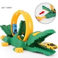 thumbnail image 3 of Esaierr Kids Alligator Catapult Inertial Toy Car Toy For Kids Over 3 Years Old 360 Degree Rotation Launcher Model Toy 18.11x8.07x8.66 Inch, 3 of 4